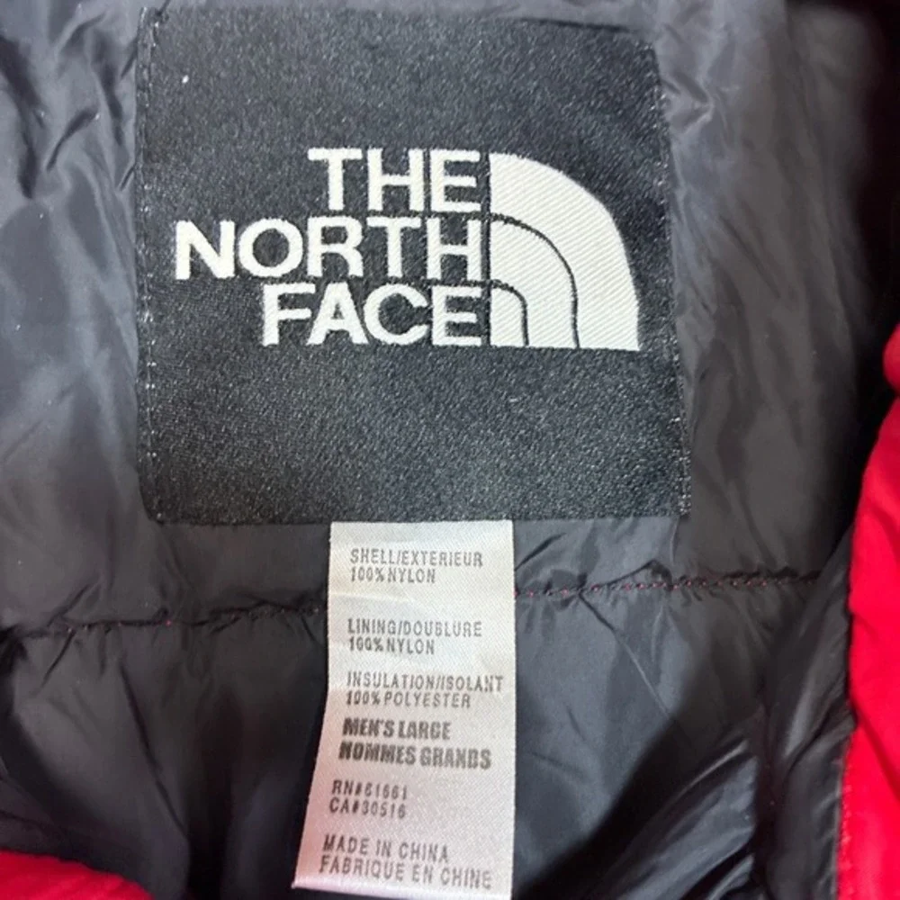 The North Face Cerro Torre Puffer Jacket Men Large Red Vintage‎ Gorpcore 80s